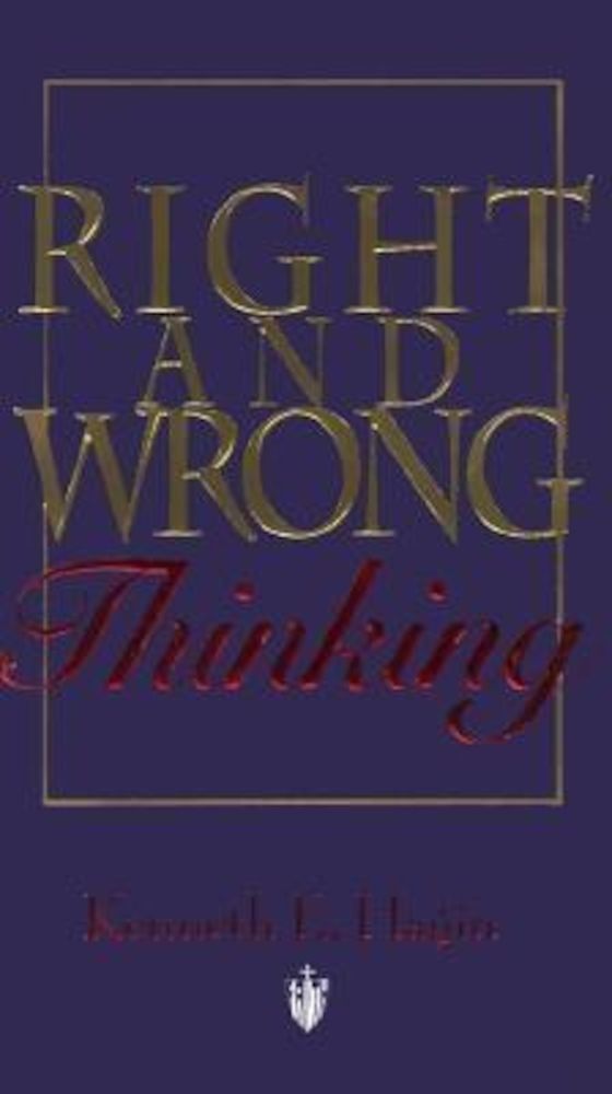 Right and Wrong Thinking, Paperback фото продукта
