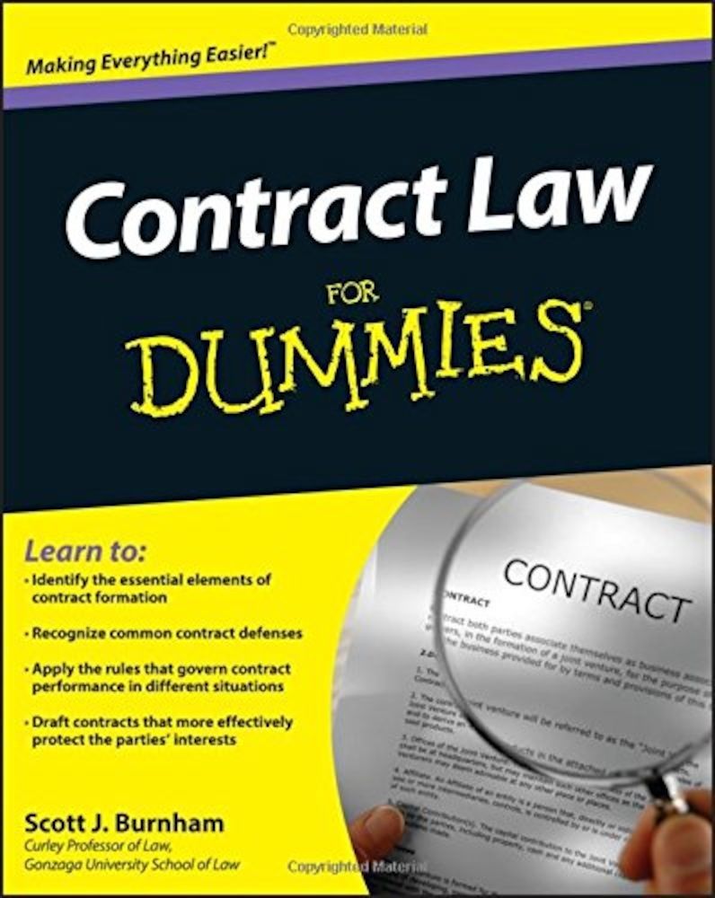 Contract Law for Dummies, Paperback fotografia produsului