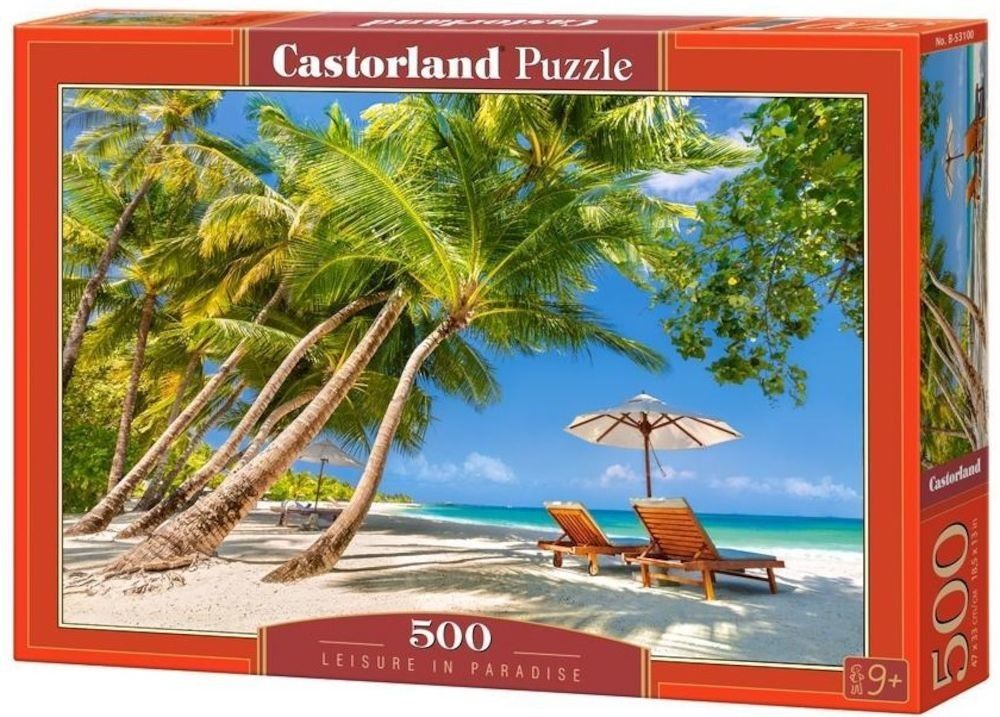 Puzzle Plaja Paradis, 500 piese fotografia produsului