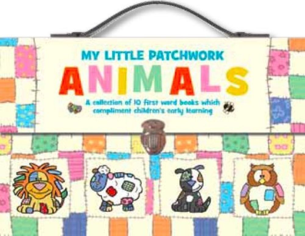 Small Book Carrycase Set - First Animals Patchwork fotografia produsului