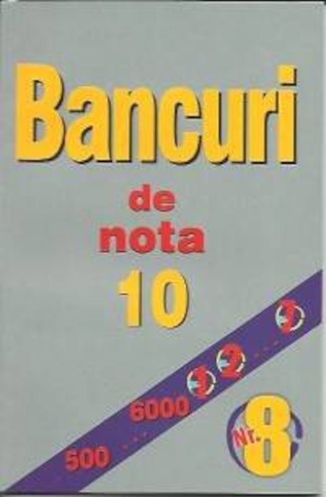 Bancuri de nota 10. Nr. 8 fotografia produsului