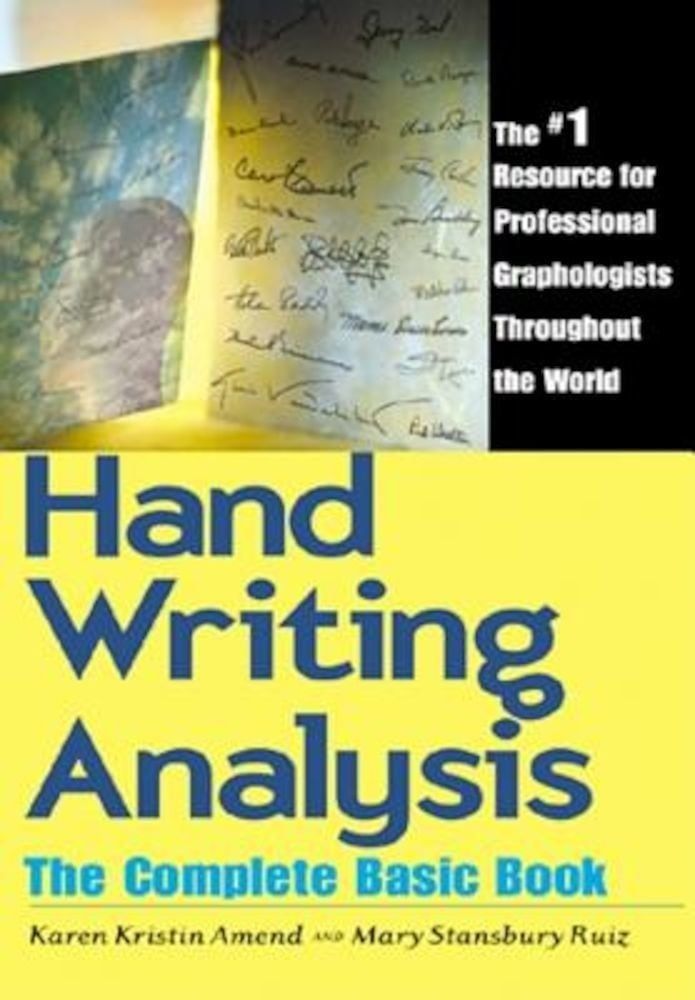 Handwriting Analysis: The Complete Basic Book, Paperback fotografia produsului