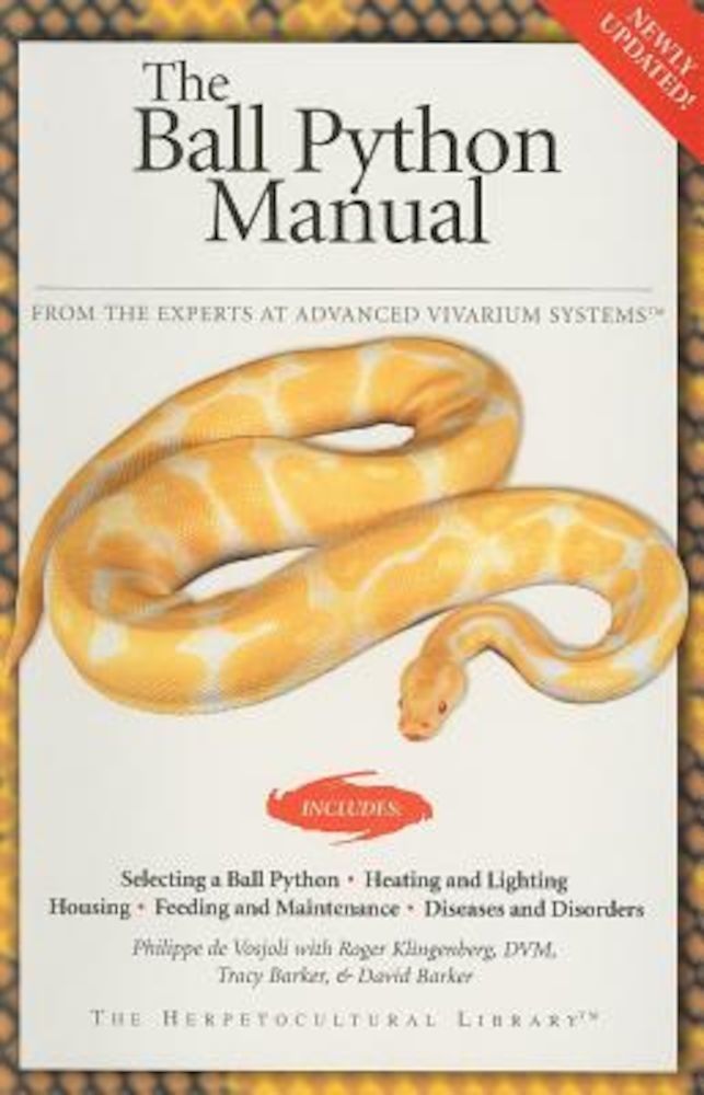 The Ball Python Manual, Paperback fotografia produsului