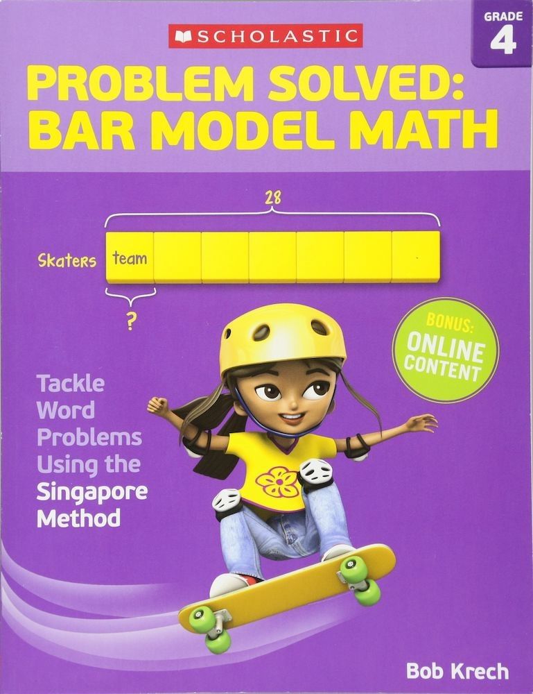 Problem Solved: Bar Model Math Grade 4: Tackle Word Problems Using the Singapore Method, Paperback fotografia produsului