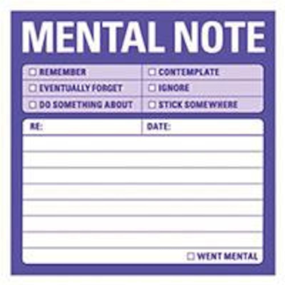 Mental Note Sticky Notes fotografia produsului