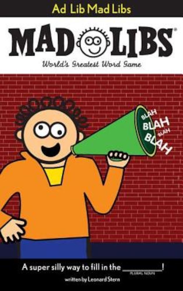 Ad Lib Mad Libs, Paperback фото продукта