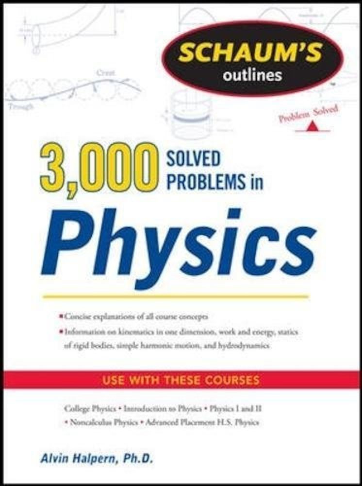 Schaum's 3,000 Solved Problems in Physics, Paperback fotografia produsului