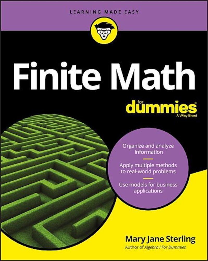 Finite Math for Dummies, Paperback fotografia produsului