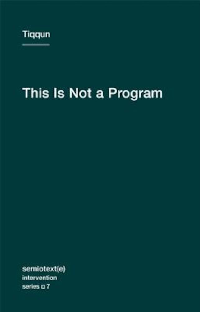 This Is Not a Program, Paperback fotografia produsului