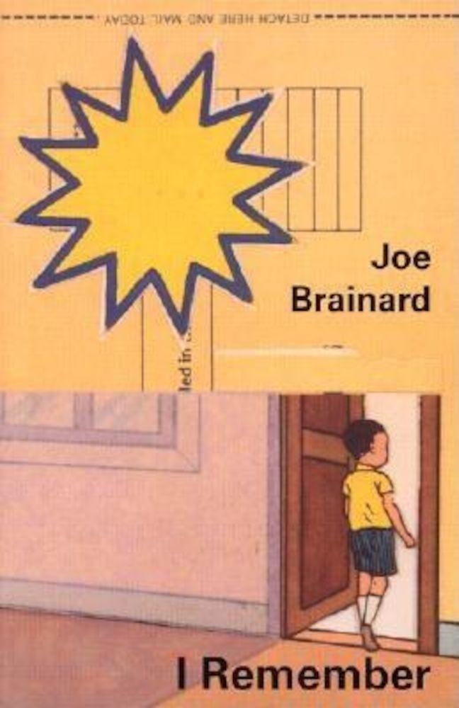 Joe Brainard: I Remember, Paperback fotografia produsului