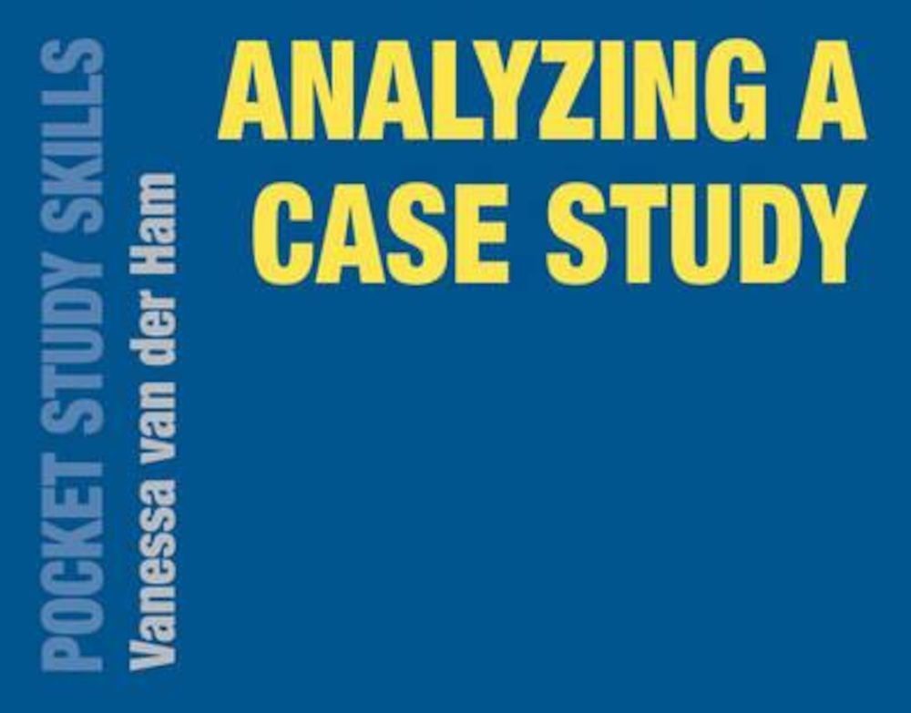 Analyzing a Case Study, Paperback fotografia produsului