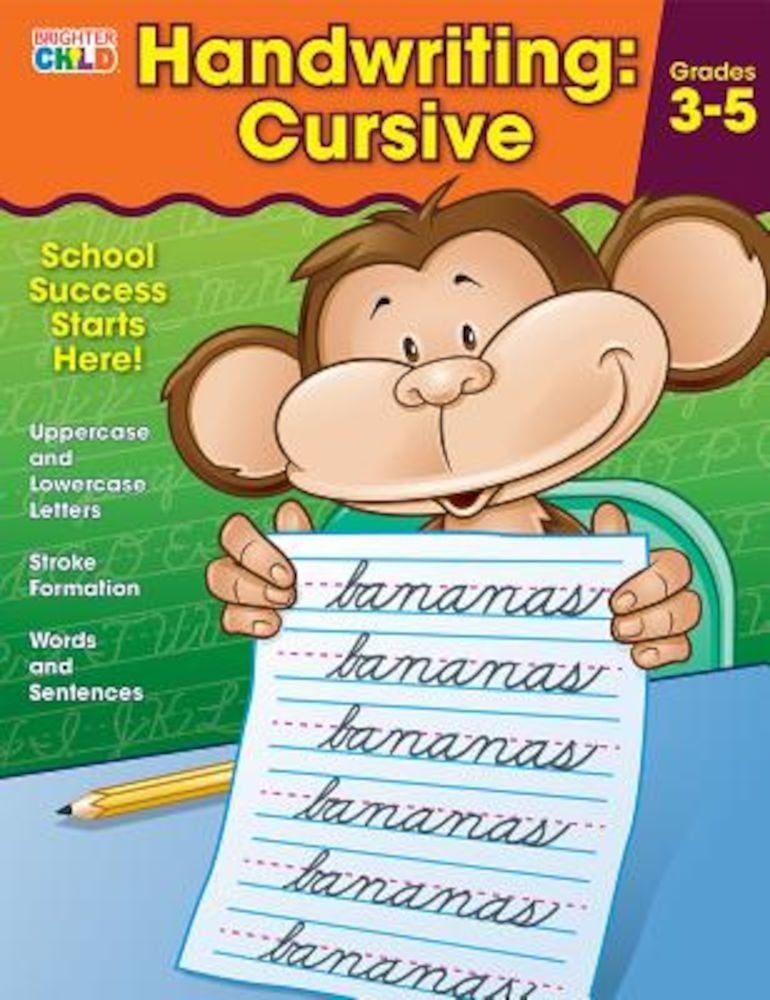 Handwriting: Cursive Workbook, Paperback fotografia produsului