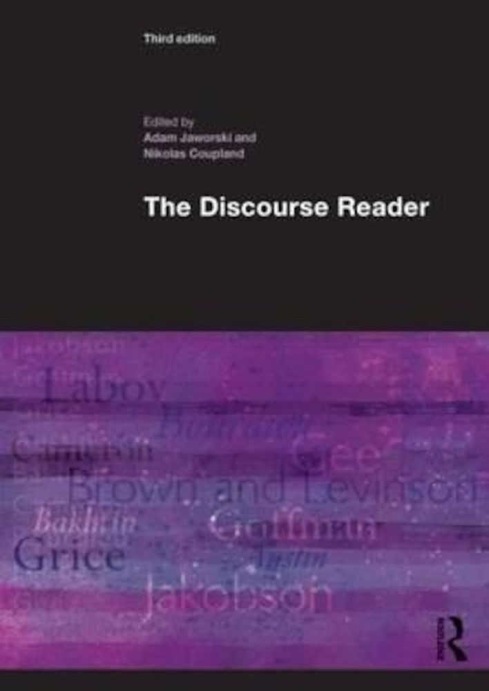 Discourse Reader, Paperback fotografia produsului