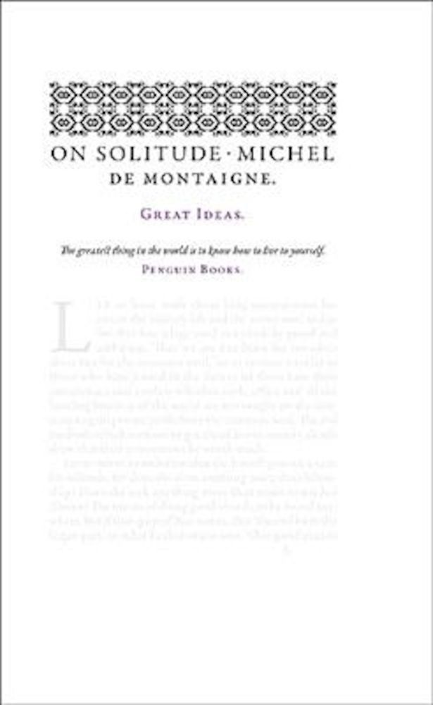 On Solitude, Paperback fotografia produsului