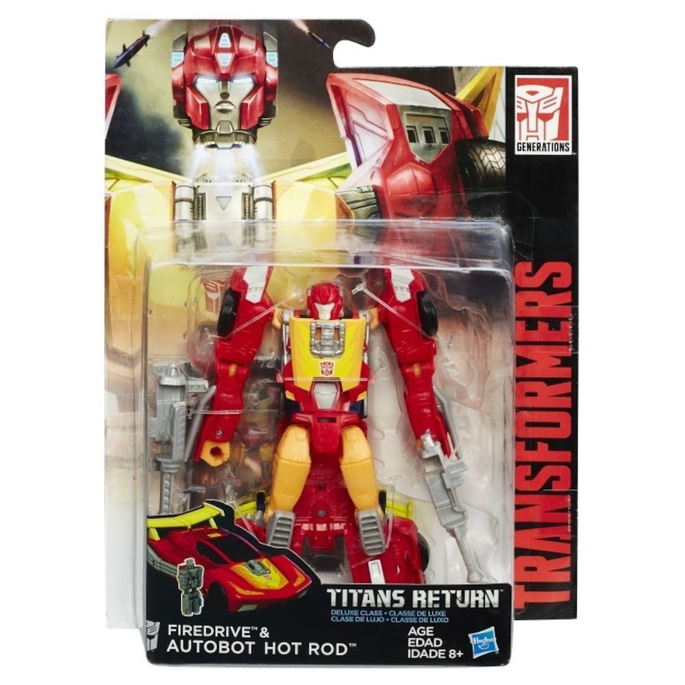 Transformers Generations, Titans Return - Firedrive & Autobot Hot Rod fotografia produsului