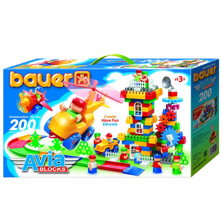 Set constructie Bauer - Avia, 200 piese fotografia produsului