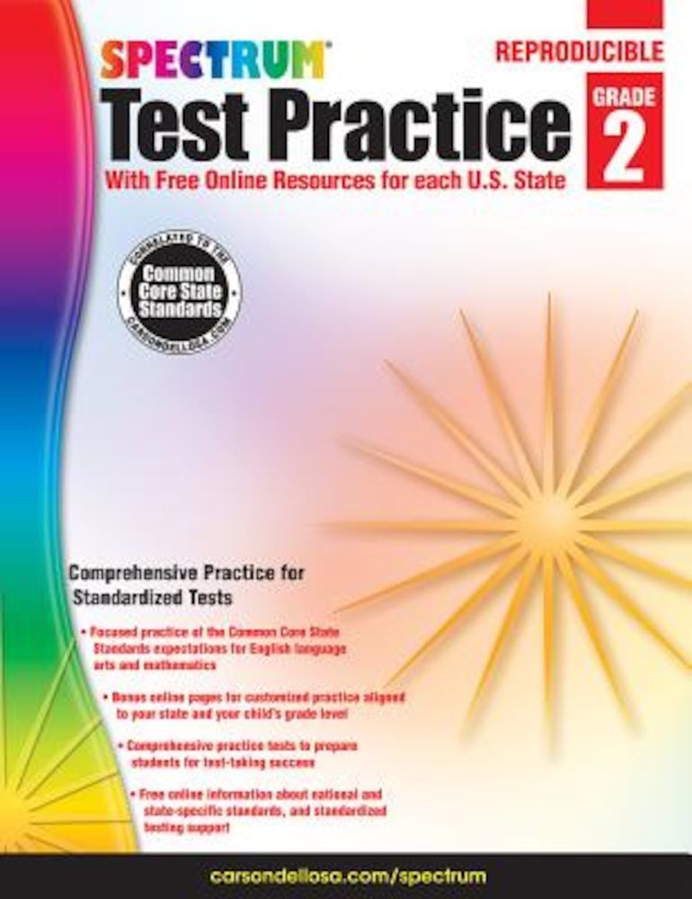 Spectrum Test Practice, Grade 2, Paperback fotografia produsului