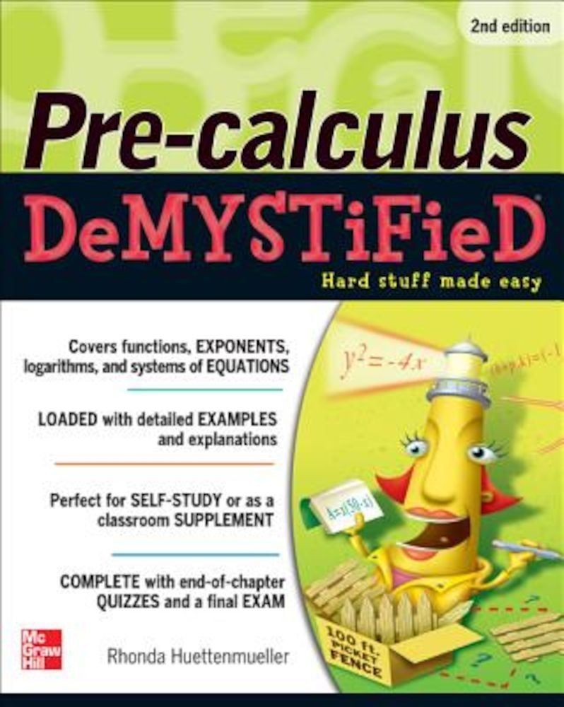 Pre-Calculus Demystified, Second Edition, Paperback фото продукта