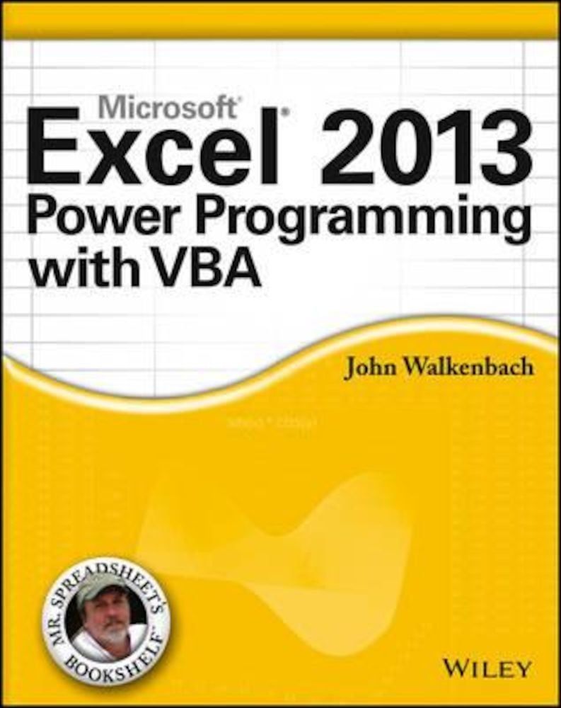 Excel 2013 Power Programming with VBA, Paperback fotografia produsului