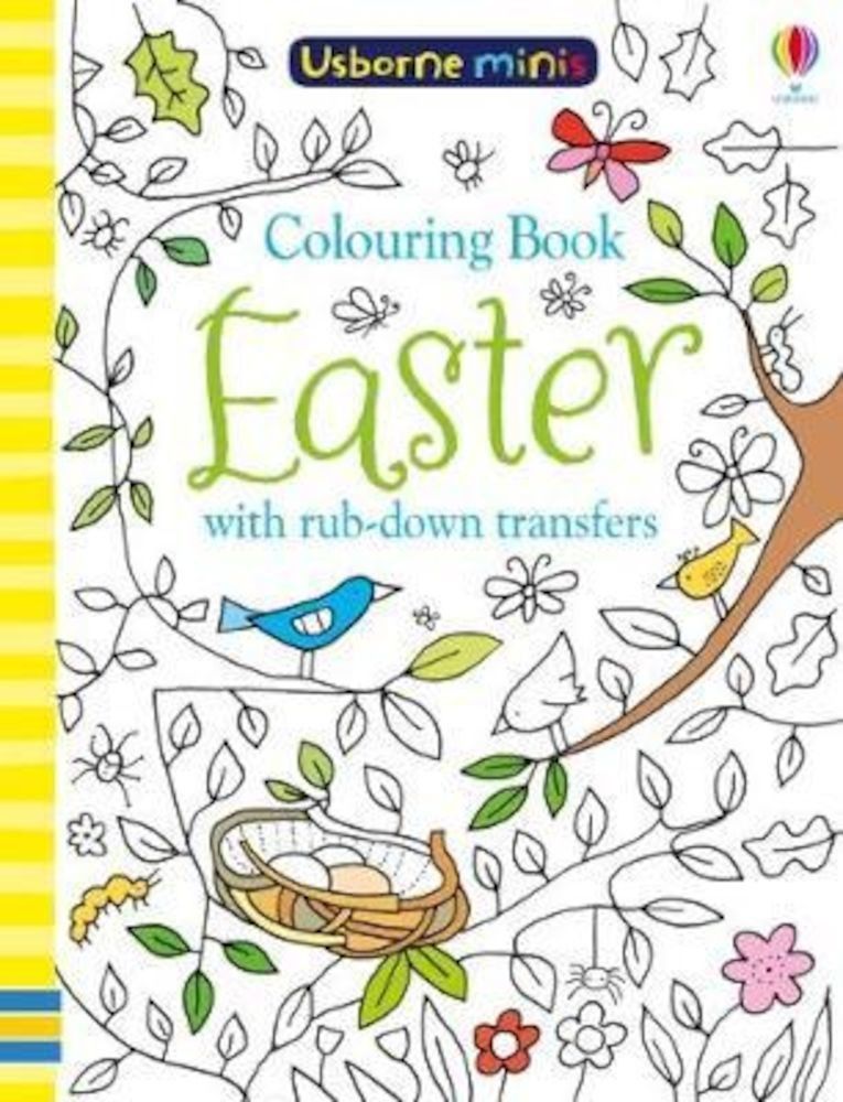 Colouring Book Easter with Rub Downs fotografia produsului