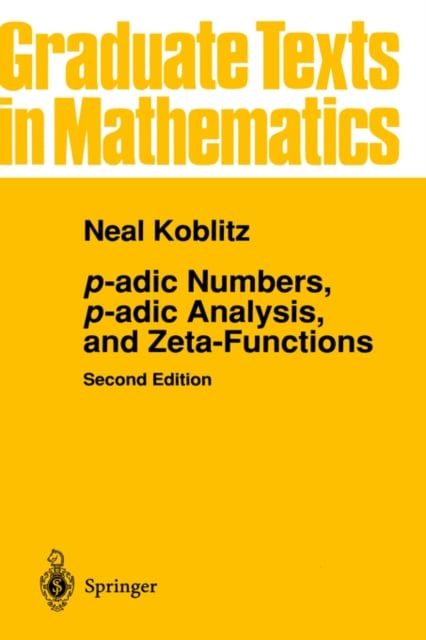 p-adic Numbers, p-adic Analysis, and Zeta-Functions, Hardback fotografia produsului