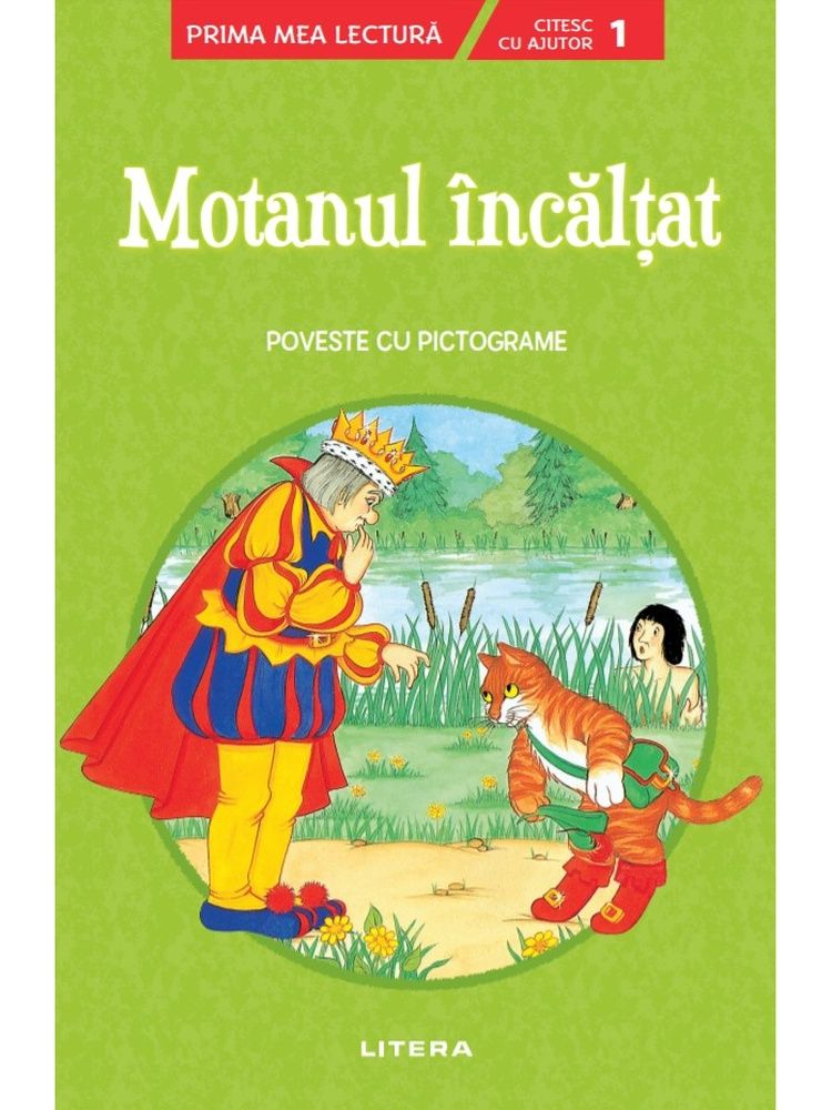 Motanul Incaltat. Poveste cu pictograme. Nivelul 1 fotografia produsului