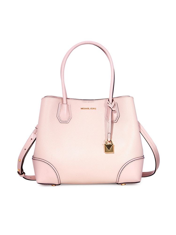 Geanta de mana din Piele naturala Michael Kors 30H7GZ5T6A-187, Roz pal fotografia produsului