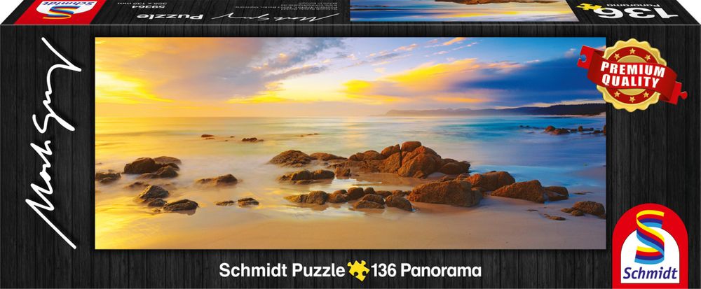Puzzle Plaje prietenoase, Tasmania, Australia, 136 piese fotografia produsului