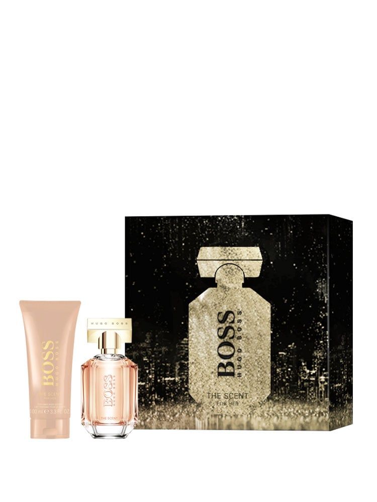 Set cadou Hugo Boss Boss The Scent for Her (Apa de parfum 50 ml + Lotiune de corp 100 ml), pentru femei fotografia produsului
