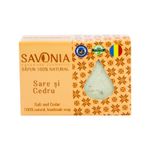 Sapun solid Savonia, cu sare si cedru, pentru piele grasa si acneica, natural, 90 g fotografia produsului View 2 S