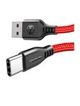 Cablu Warrior Series Type-C Mcdodo CA-5172, 2 A, 1 m, plastic, Rosu fotografia produsului View 3 S