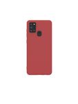 Husa silicon Soft Slim Samsung Galaxy A21s Lemontti LEMSSA21SSRD, rezistenta la socuri, rezistenta la zgarieturi, TPU silicon, Rosu fotografia produsului