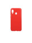 Husa silicon Silky Samsung Galaxy A20e Lemontti LEMHSA20ER, rezistenta la socuri, rezistenta la zgarieturi, TPU silicon, Rosu fotografia produsului