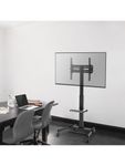 Stand TV de podea Sbox FS-224, 32 - 55 inch, 7 trepte inaltime, plastic + otel, Negru fotografia produsului View 6 S