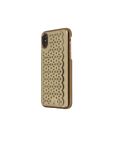Carcasa Kate iPhone X Occa OCKTIPHXGD, rezistenta la socuri, rezistenta la zgarieturi, policarbonat + piele ecologica, Auriu fotografia produsului View 2 S