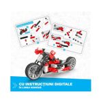 Set de constructie Engino - Inventor Mechanics, Motociclete personalizate, cu 5 modele fotografia produsului View 4 S
