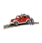 Jucarie Bruder, Emergency - Jeep Wrangler Unlimited Rubicon de pompieri cu figurina fotografia produsului View 3 S