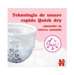 Scutece chilotel Huggies Pants D Mega (nr 5) Fetite, 12-17 kg, 48 buc fotografia produsului View 12 S