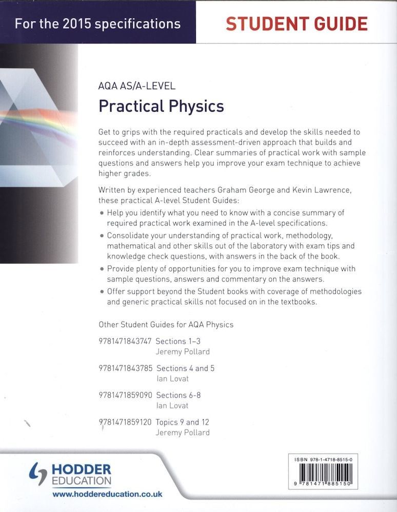 AQA A-level Physics Student Guide: Practical Physics, Paperback fotografia produsului View 2 L