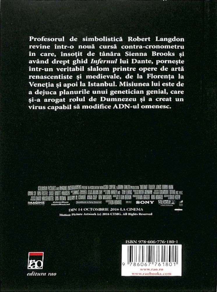 Inferno. Cele noua cercuri ale infernului sunt mai aproape decat crezi fotografia produsului View 2 L