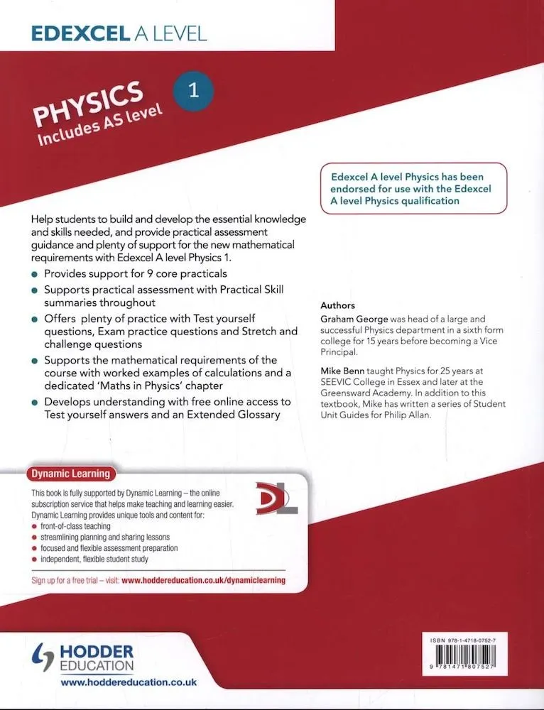 Edexcel A Level Physics Student Book 1, Paperback fotografia produsului View 2 L