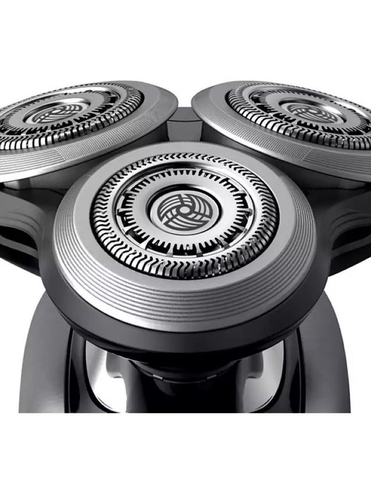 Aparat de ras Philips S9711/31, 3 capete, autocuratare, Trimmer, Negru fotografia produsului View 2 L