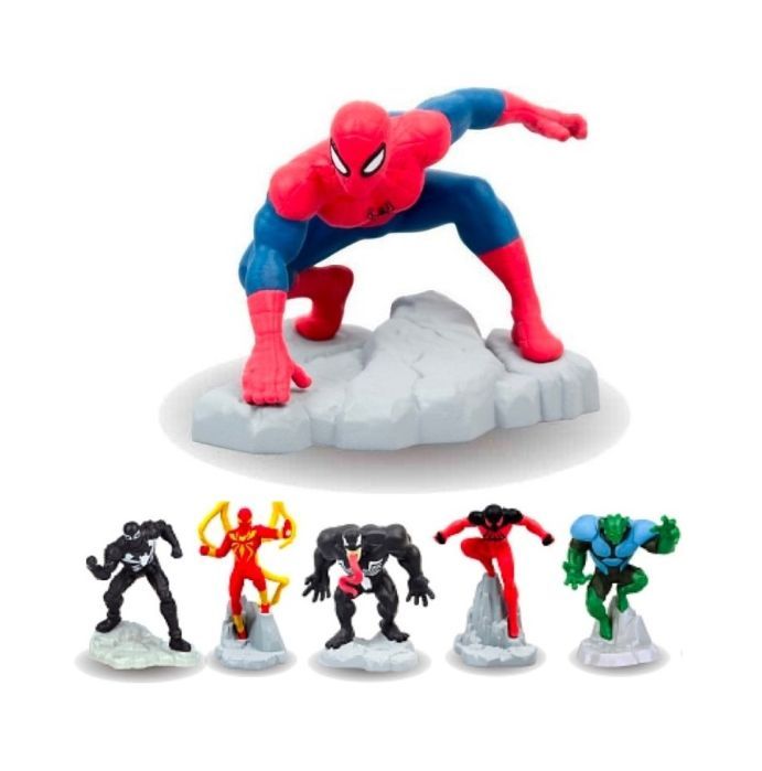 Set 2 mini- figurine surpriza Play by Play in capsula de plastic, Spiderman fotografia produsului View 2 L